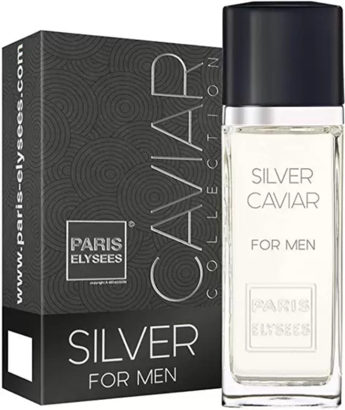 Black Caviar Silver Masculino Eau De Toilette - Paris Elysees